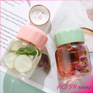 Fresh ขวดน้ําขนาดเล็กแบบพกพา น่ารักมินิมอล ใส่นม 200 ml ใส่กาแฟ Portable cup