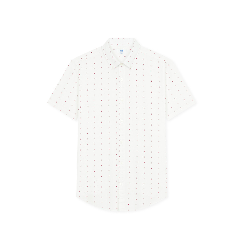 AIIZ (เอ ทู แซด) - เสื้อเชิ้ตแขนสั้นผู้ชายลายพิมพ์กราฟิก Men's Graphic Printed Short Sleeve Shirtsn