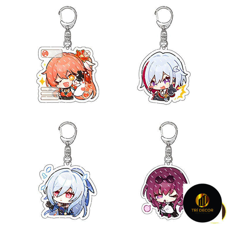 อะคริลิค Star พวงกุญแจเกม honkai jingliu kafka topaz__DH