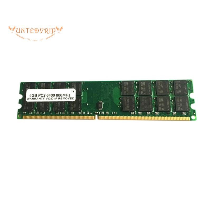 『untedvrip』หน่วยความจํา Ddr2 RAM 4GB 800Mhz DIMM RAM