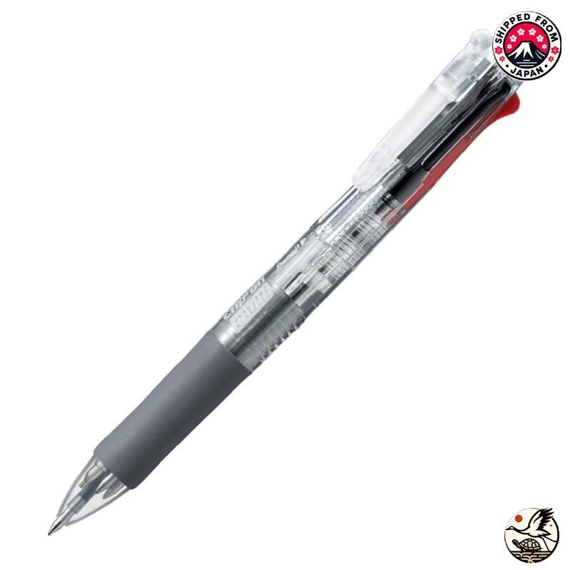 [888 From Japan] Zebra Clip On Multi-Axis Transparent P-B4Sa1-C. A Versatile Clip-On Pen That Is Tra