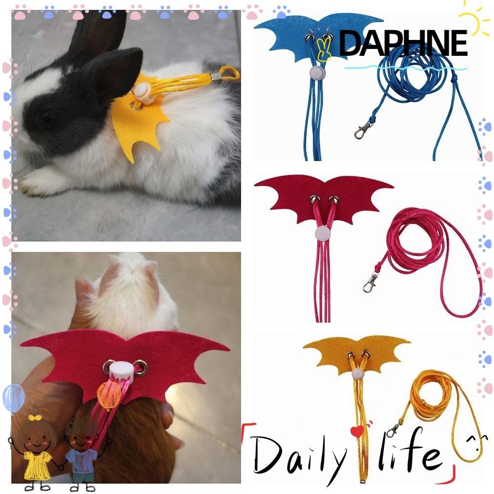 Daphne เชือกจูงสัตว์เลี้ยง ปรับได้ สีพื้น สําหรับหนูแฮมสเตอร์ กระรอก
