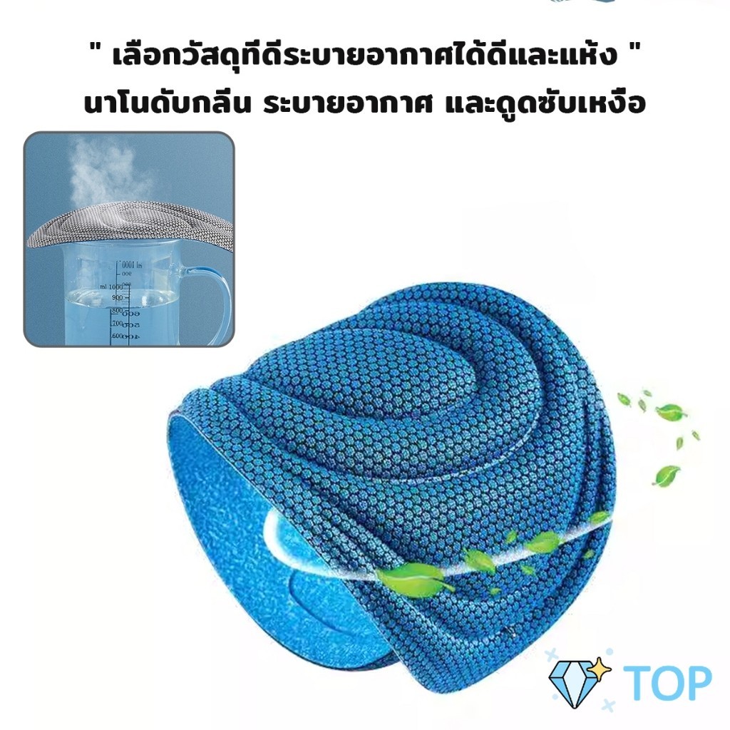แผ่นรองเท้าเพื่อสุขภาพ ใส่สบาย ป้องกันการปวดเท้า ขนาด 35-46 insoles