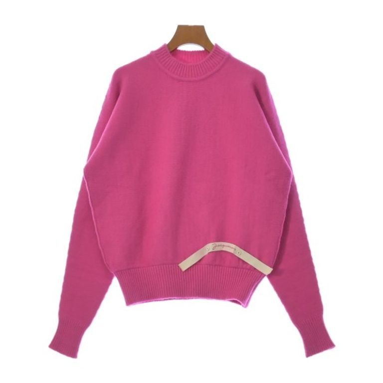 Ping JACQUEMUS PINK emu Que Sweater Knit Women Direct from Japan Secondhand