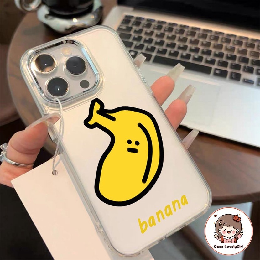 กรณี Cute Fruit banana Case ส่งจากไทย🔥 IPhone 11 13 15 Pro Max XR IPhone14 12Pro กรณี IPhone 7 8Plus SE X Xs Max