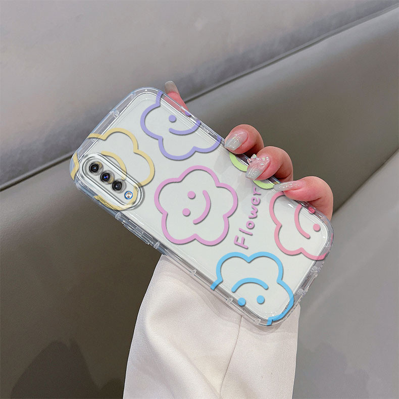 เคสโทรศัพท ์ นุ ่ มโปร ่ งใสสําหรับ Samsung Galaxy A10 A20 A30 M30 A40S A40 A50 A30S A50S A70 A70S A80 A90