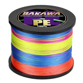 Bakawa สายตกปลา 8 Strands 300M 500M 1000M 100 % PE Multifilament Smooth Sea น ้ ําเค ็ มสาน Fly ปลาคาร ์ พสายไฟตกปลา Braided Line ตกปลา Lure Line