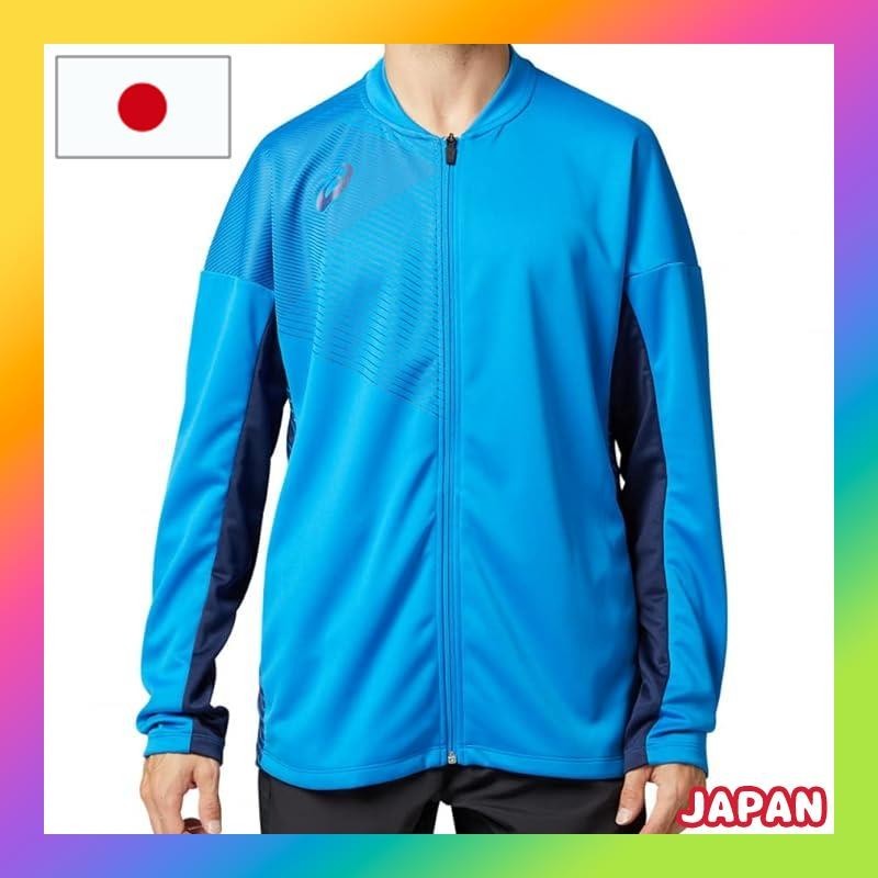 [ASICS] Soccer Training Jacket 2101A072 Men's Directoire Blue Japan S (Equivalent to Japanese size S)