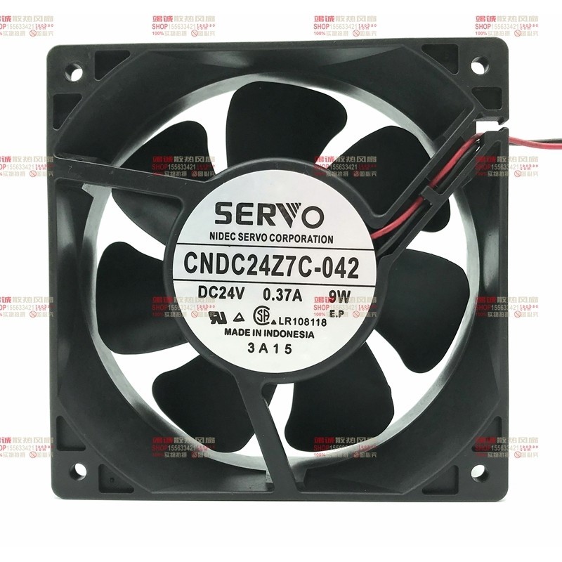 Original SERVO SERVO CNDC24Z7C-042 24V 9W 120 * 120 * 38 พัดลมระบายความร ้ อนอินเวอร ์ เตอร ์