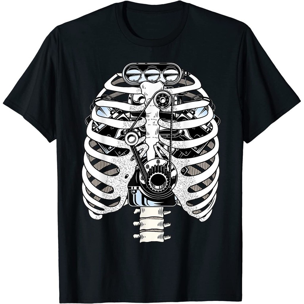 Cool Mechanic Car Engineer Skeleton, Mechanics Gift T-Shirt
