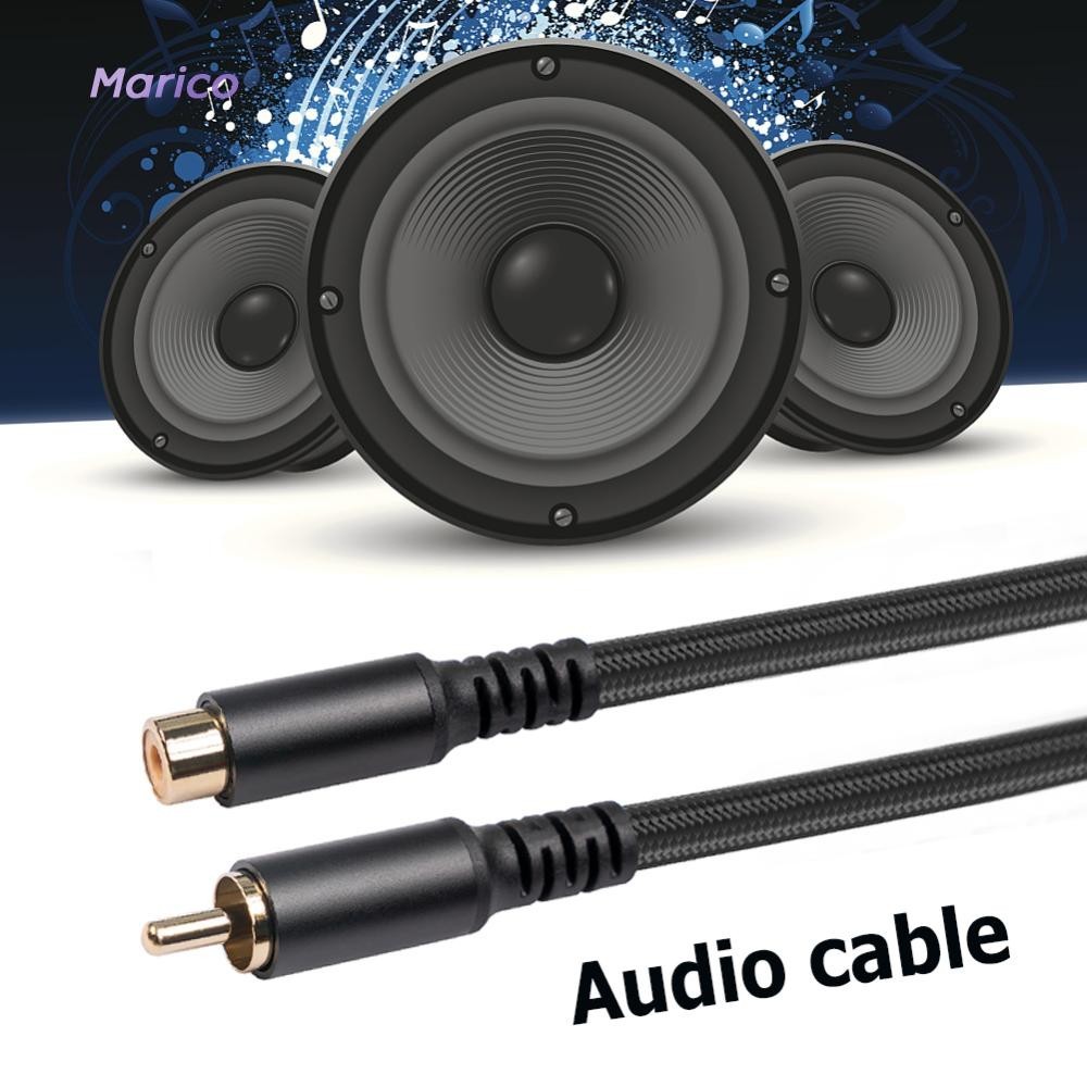 1.8/3/6m RCA Male to Female Audio Video Extension Cable Adapter [Marico.th ]