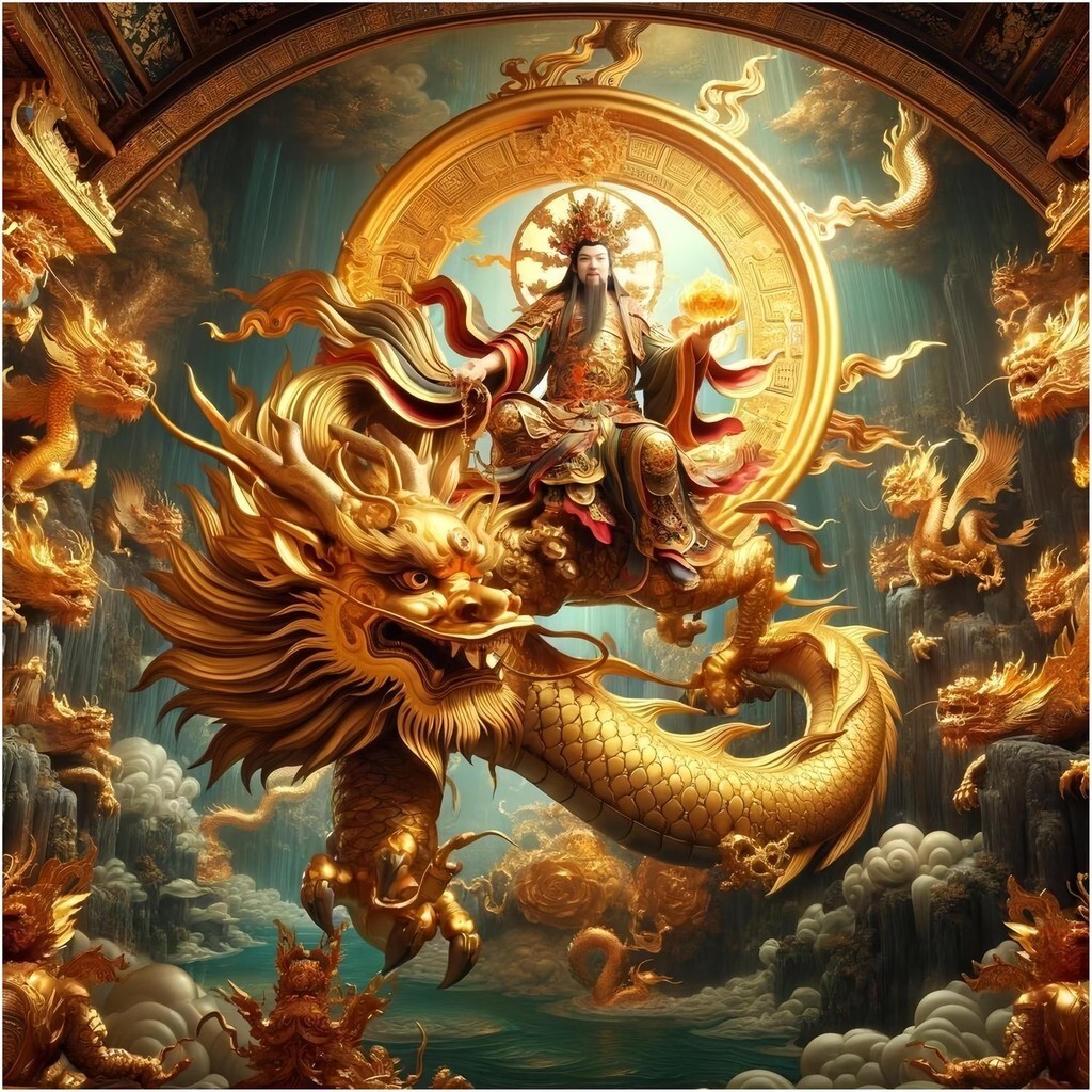 [Fengshengshui Qitang] God of Wealth God of Wealth Rolling in Town House เงินทําสติ๊กเกอร์ติดผนังแบนโปสเตอร์ประตูห้องนอนห้องนั่งเล่น Entrance Hot ราคา ถูกที่สุด ดีลบีเคเค แกลเลอรีภาพที่ 5