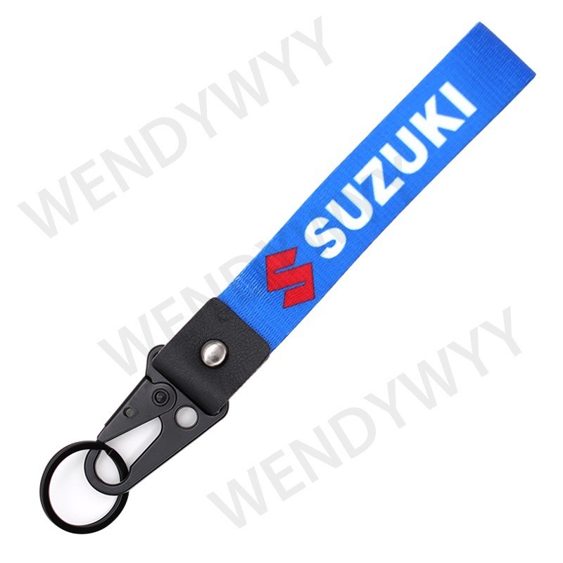 ทนทานรถจักรยานยนต ์ สาย Keyring Motocross Webbing Key CHAIN พวงกุญแจ Badge พวงกุญแจสําหรับ Honda Yamaha Suzuki รถจักรยานยนต ์ ราคา ถูกที่สุด ดีลบีเคเค แกลเลอรีภาพที่ 7