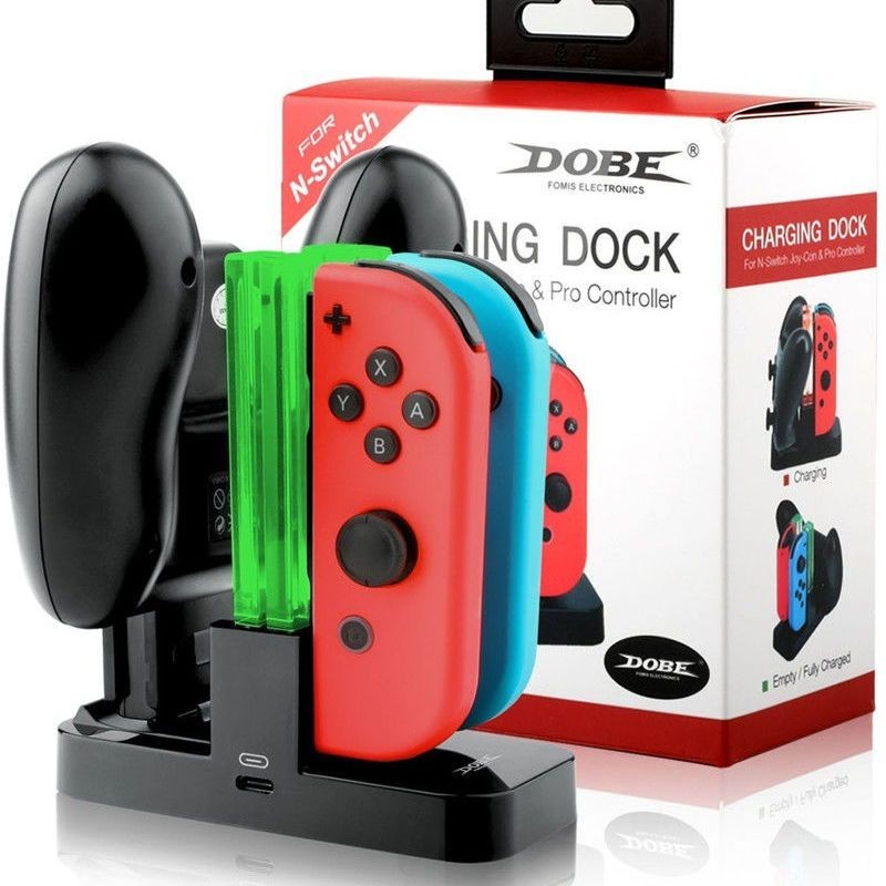 Dobe Original แท ้ Nintendo Switch Joy Con ชาร ์ จ DOCK สําหรับ NS Switch Joy Con &amp;PRO Controller