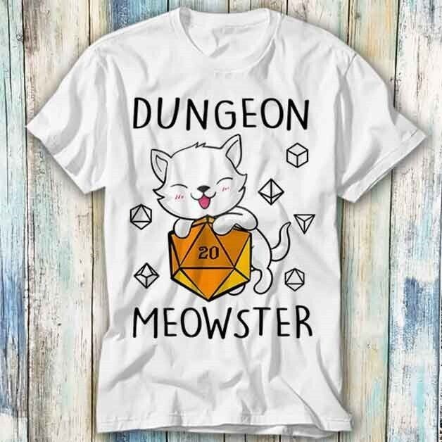 Dungeon Meowster Dragons Monster Dnd Guess T Shirt Meme Top 1024