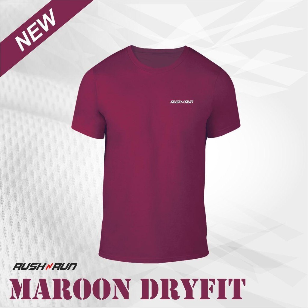 HOT RUSH N RUN 3 MENS SPORTS T-SHIRT DRY FIT MATERIAL SHORT SLEEVE COMFORTABLE ABSORBENT SPORTS เสื้