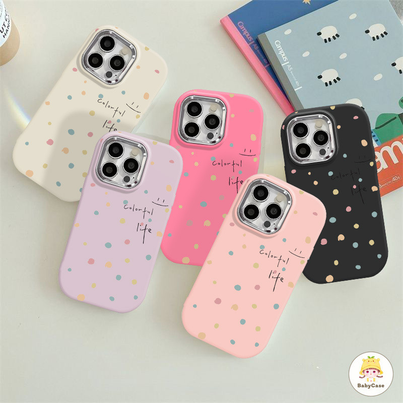 ปลอกหุ้มโลหะสีสันสดใสแบบเรียบง่ายสำหรับเลนส์โลหะ iPhone 13 12 11 15 14 Pro Max X XR XS Max 7 8 14 15 Plus SE 2020