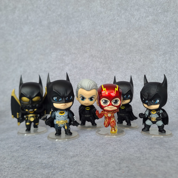 ของแท ้ จํานวนมาก DC ตุ ๊ กตา Batman Extreme HOTTOYS รูป cosbaby Flash ของเล ่ นรุ ่ น
