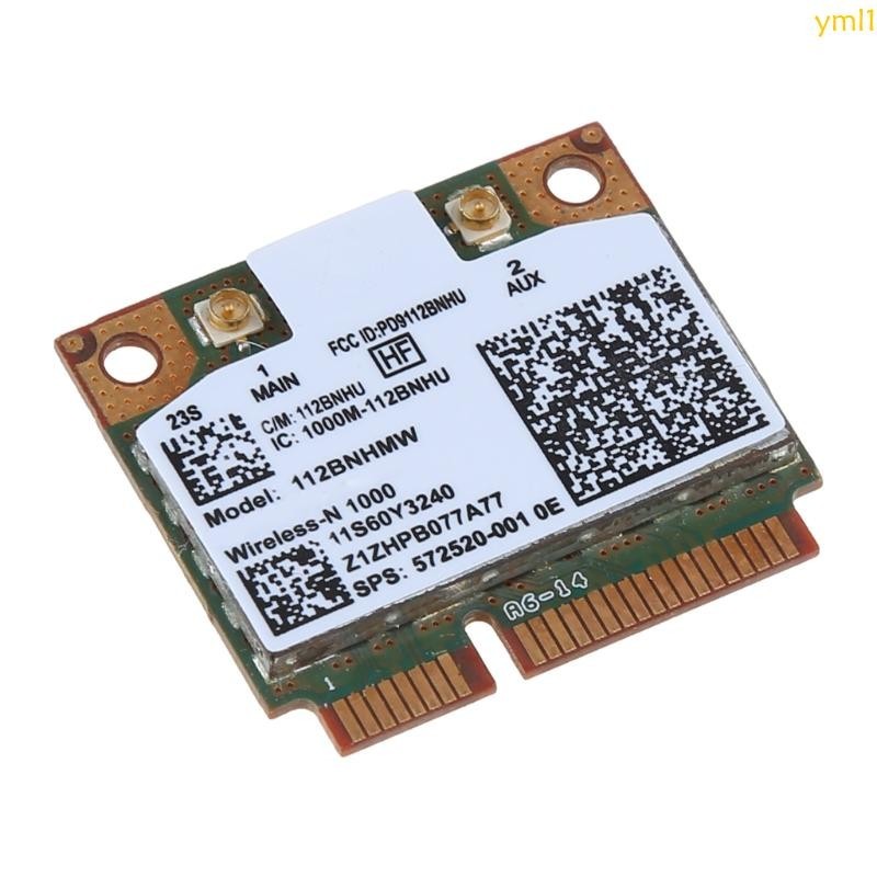 Yml1 สําหรับ Centrino Wireless-n 112BNHMW Wifi Mini Pci-e Card 802 11b g n