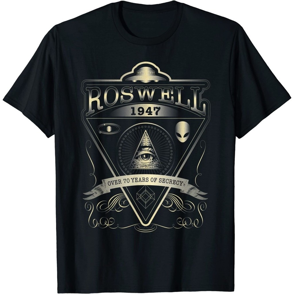 Roswell 1947 Alien T Shirt - เสื ้ อยืด Ufo, Area 51 สไตล ์ วินเทจ