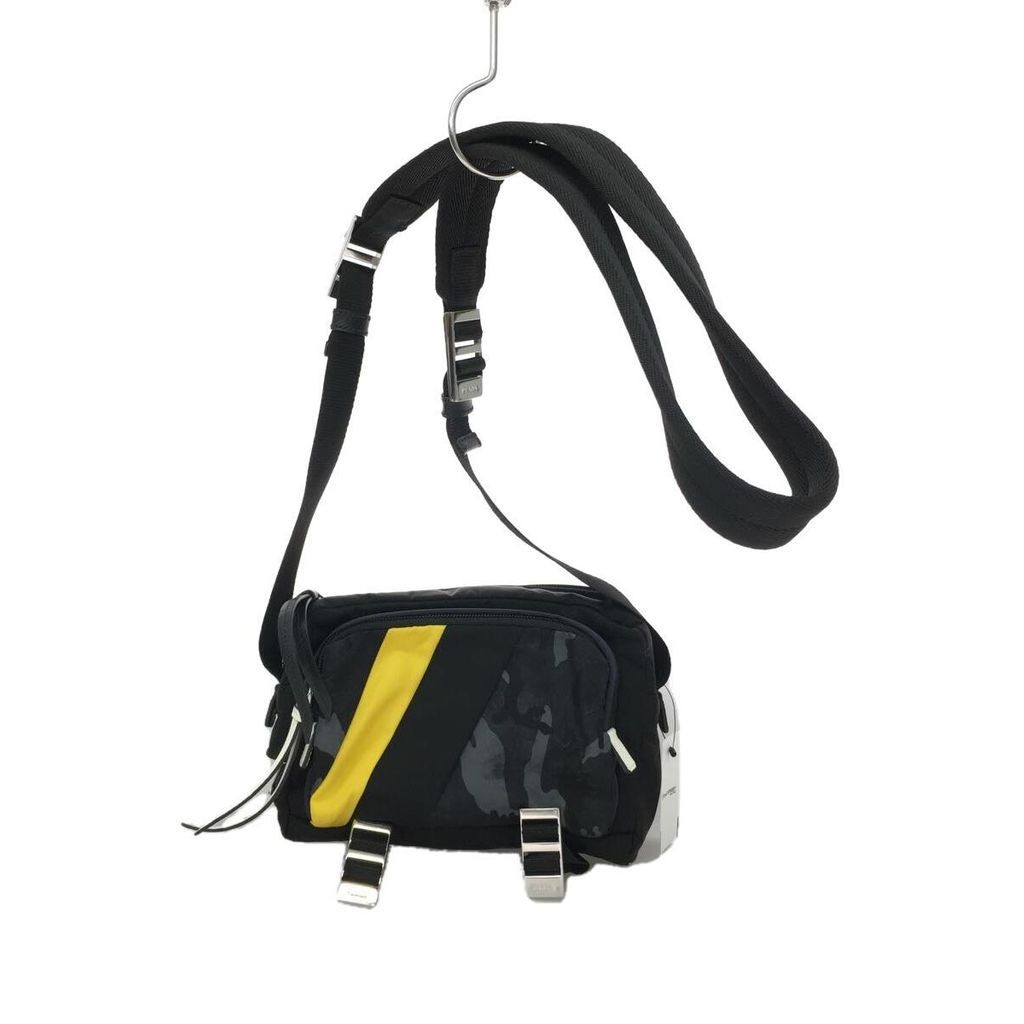PRADA Shoulder Bag Sling Crossbody Nylon Black Direct from Japan Secondhand