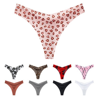 Zxyouping พิมพ์ผ้าไหมน้ําแข็งกางเกงไม่มีรอยต่อเซ็กซี่ต่ําเอว…