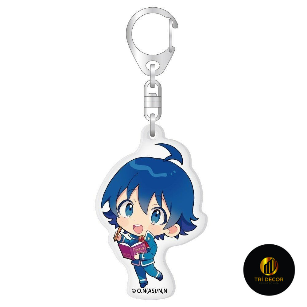 (ไมก้าในอะคริลิค) พวงกุญแจ IRUMA ราคา Mairimashita! Iruma-kun ver READING BOOKS อะนิเมะจิบิน่ารัก