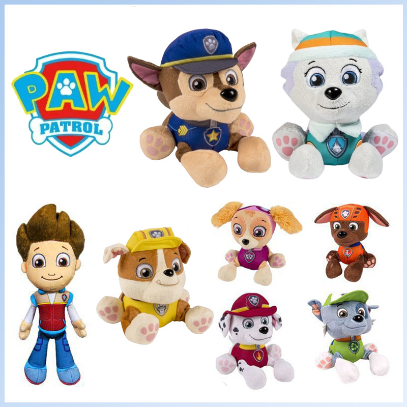 🐶พร้อมส่ง🐶Paw Patrol ของเล่นตุ๊กตาสุนัข ตุ๊กตา ตุ๊กตาการ์ตูน สําหรับเด็ก อะนิเมะ ตุ๊กตาของเล่นการ์ตูนน่ารัก 30 ซม.