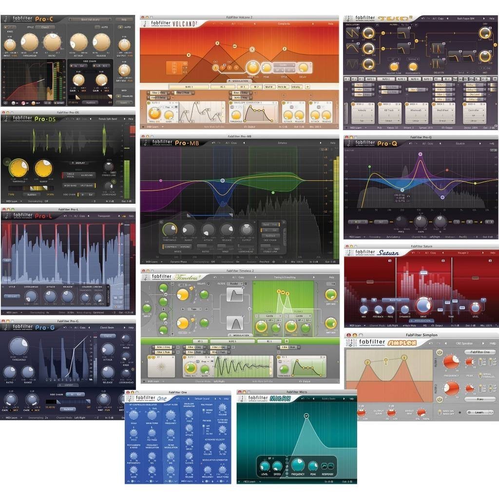 FabFilter Total Bundle 2024 |  Win/ Mac |  Full software