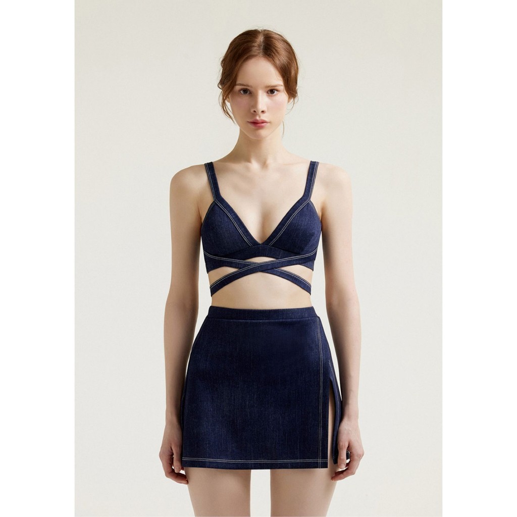 Gwenny M-XL ผู้หญิง 3 ชิ้นบิกินี่เซ็กซี่สปาท่องเที่ยวชุดว่ายน้ำเกาหลี