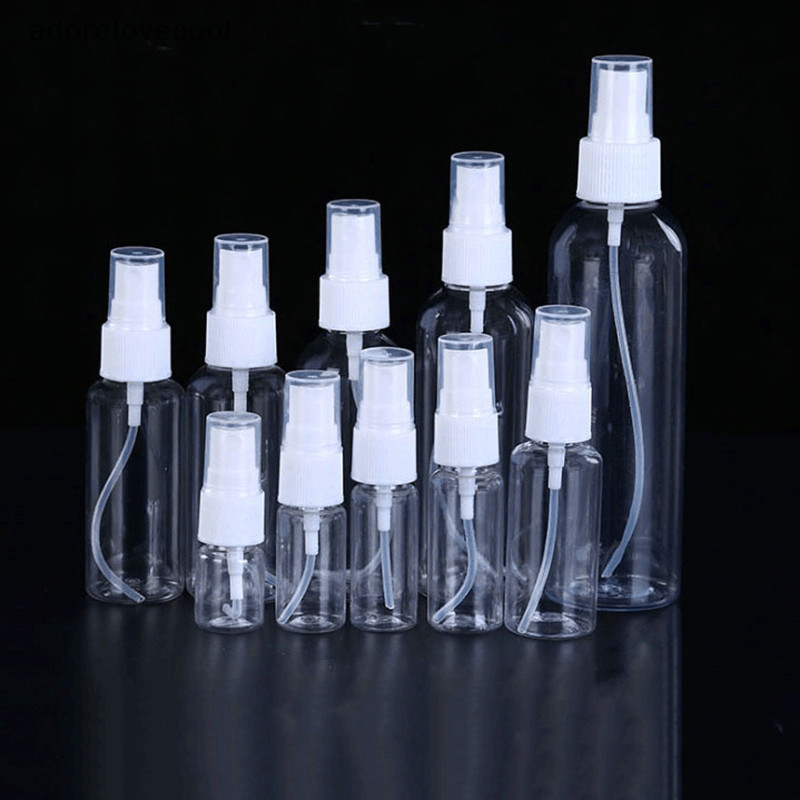 Adth Travel ขวดรีฟิลใสพลาสติกใสขวดเล ็ ก 10/50 /100/150/200/250/300/500ml Martijn