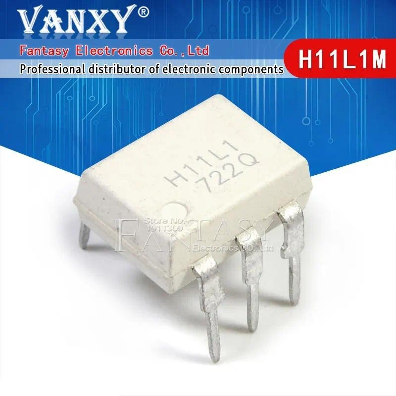 10PCS H11L1M DIP6 H11L1 DIP DIP-6 ใหม่และต้นฉบับ IC ส่วนประกอบอิเล็กทรอนิกส์