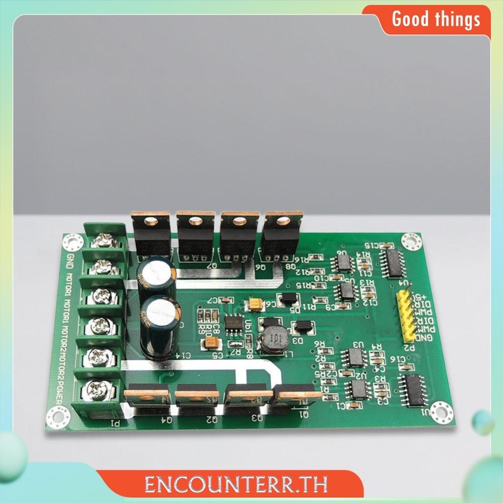 [encounterr.th ] 10a DC Dual Motor Drive Board 3V-36V Motor Driver Controller พร ้ อมฟังก ์ ชั ่ นเบรค