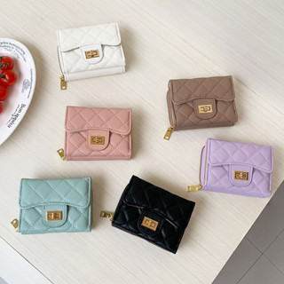 Pu หนังผู ้ หญิงกระเป ๋ าสตางค ์ น ่ ารัก Delicacy พับ Multi…