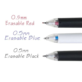 ปากกาลบได้ วูเป่ย 0.5 มม. 3 สีเติมปากกาหลากสี 3 ใน 1 เมจิกหมึกล้างทําความสะอาดได้จับปากกานักเรียน