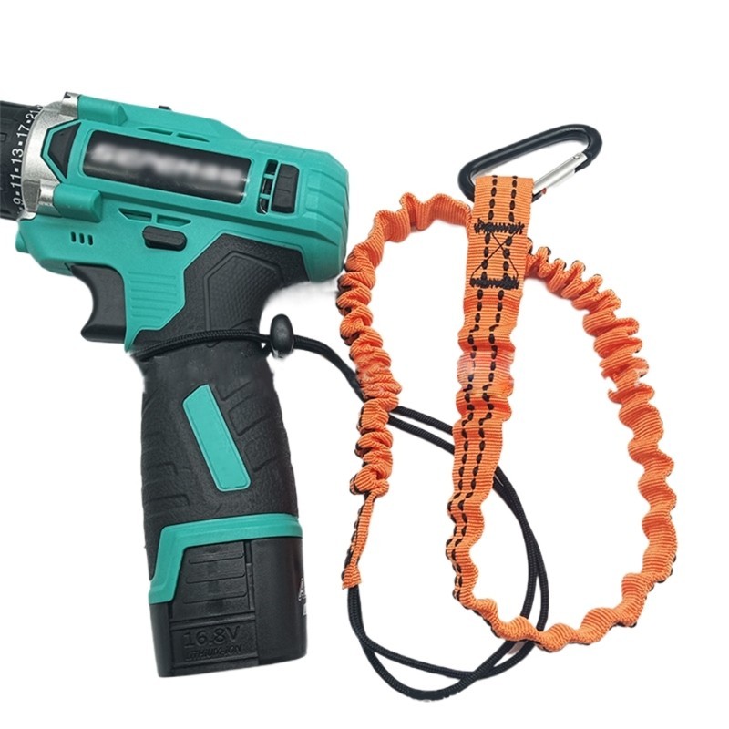KIN Tool Tether Lanyard พร้อมสายคล้องคอ Safety Bungee Tether Tool Lanyard