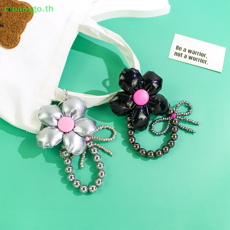 Monnygo แฟชั่น Sweet Cool ดอกไม้ Bowknot Lanyard กระเป๋าถือกระเป๋าเป้สะพายหลังตกแต่งสําหรับผู้หญิงกระเป๋าจี้อุปกรณ์เสริม TH