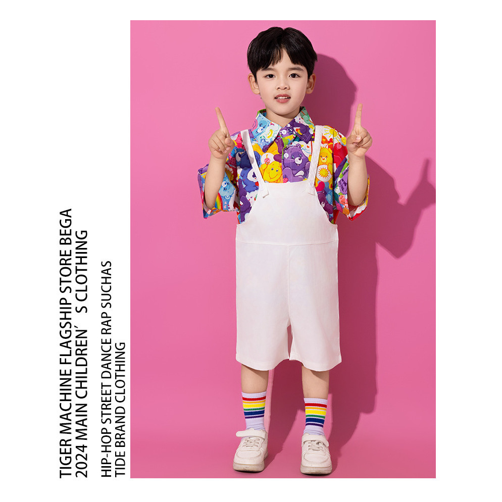 15-75KG ชุดเชียร์ ชุดเต้นเด็ก ชุดเต้นแจ๊ส เด็กผู้หญิง เสื้อเชิ้ต ชุด cover dance ชุดฮิปฮอป เด็กผู้ชาย กางเกง ชุดเต้น cover ชุดเซ็ทเด็ก - รูปที่ 7