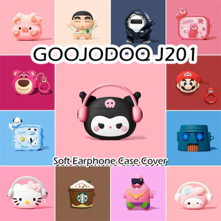 พร้อมส่ง! นําไปใช้กับ GOOJODOQ J201 เคส Case เคสหูฟัง การ์ตูนซอก ซิลิโคนนุ่ม เคส เคสหูฟัง NO.1