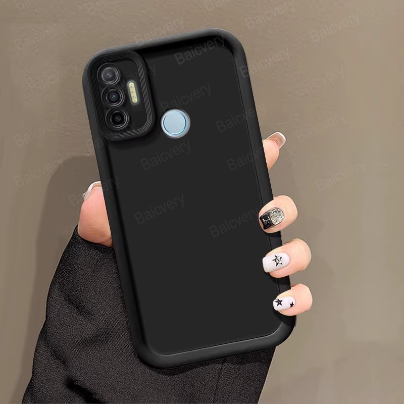 สําหรับ Tecno Spark 7T KF6p/Spark 7 KF6 KF6j KF6i KF6k PR651h PR651E KF6m ออกแบบใหม่สีสัน Simple Mat