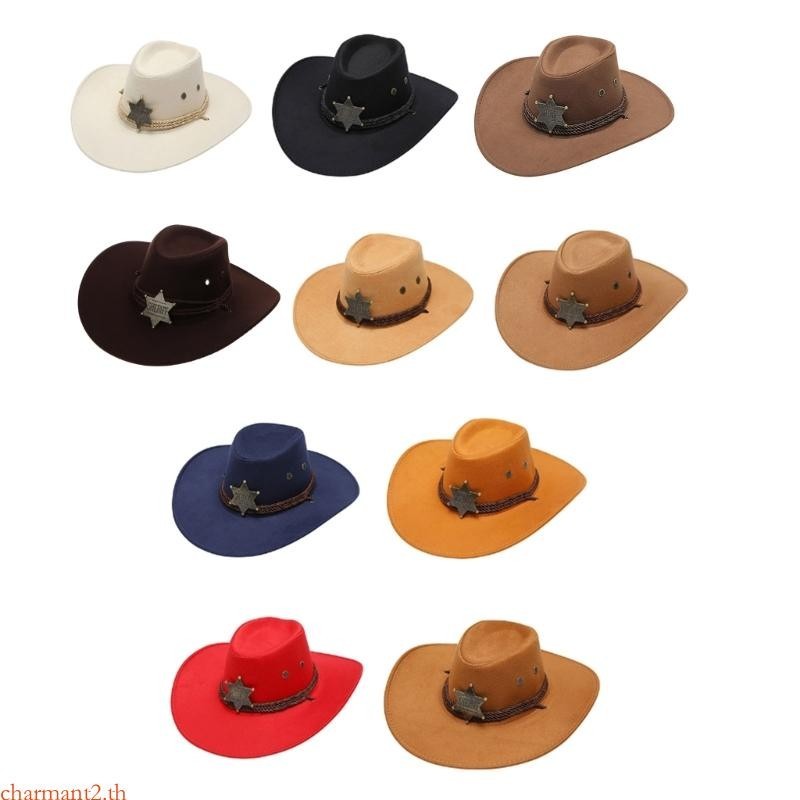 Charmant หมวกคาวบอย Fedora หมวกเดินทาง Cowgirl หมวกผู ้ หญิง Bachelorette Party หมวก