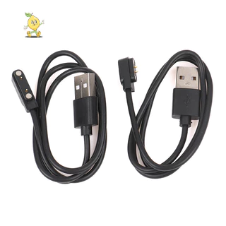 [mozh] Universal Smart Watch Charger สายไฟสายชาร์จแม่เหล็ก 2 Pin 4 Pin USB Charger สําหรับ 7.62 มม.2.54 มม. 4 มม.สายชาร์จ [TH]