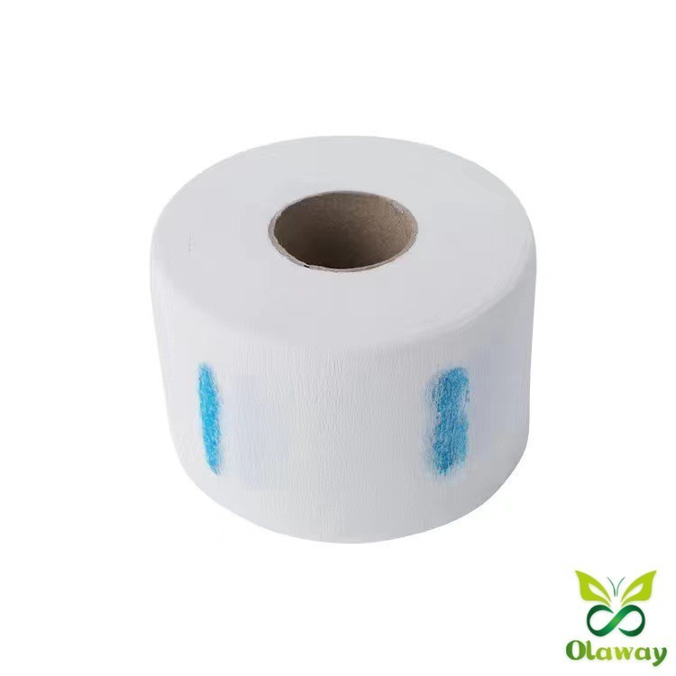 Olaway กระดาษรองคอตัดผม มีกาวในตัว ม้วนใหญ่ 80แผ่น/ม้วน. กระดาษพันคอก่อนตัดผม Neck paper ราคา ถูกที่สุด ดีลบีเคเค แกลเลอรีภาพที่ 9