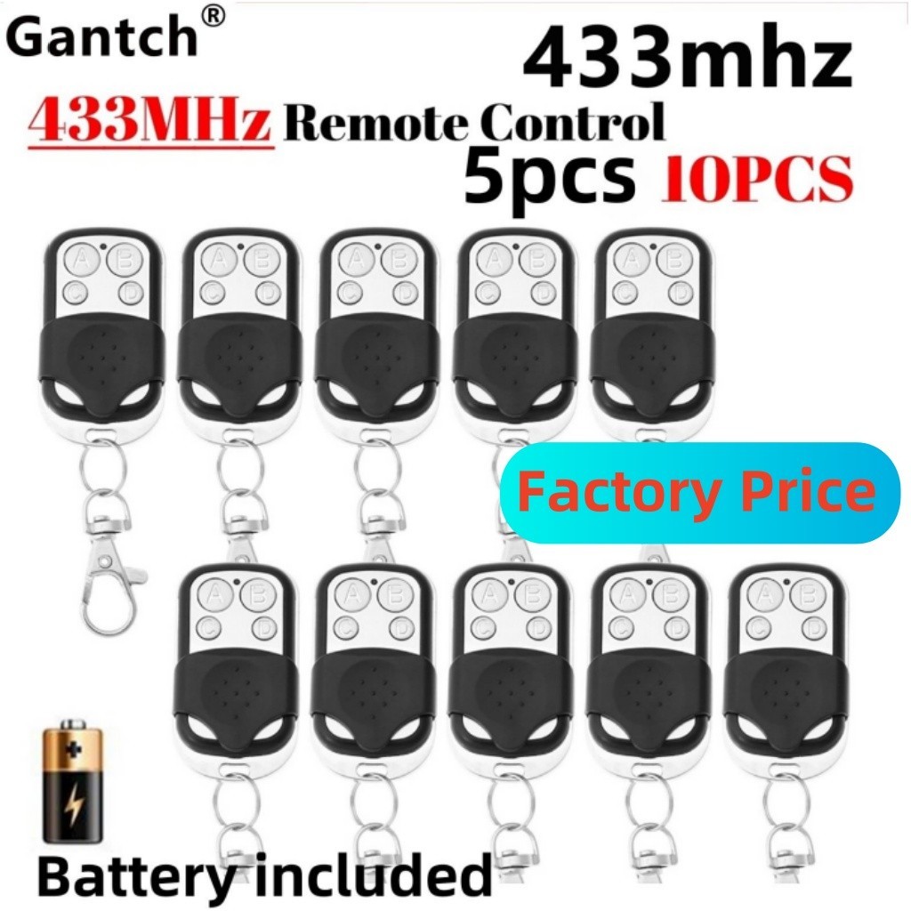 [Kit 5/10 ] Universal Remote Control 433MHZ Clone Copy Duplicates Garage Automatic Electric Gate dup