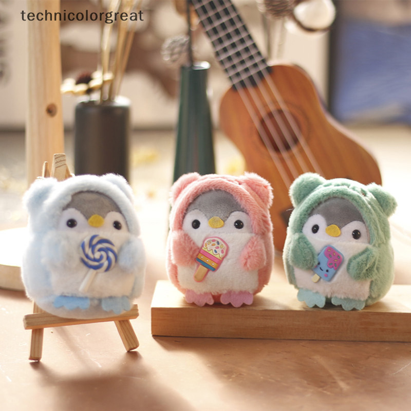 Tcgt น่ารักการ์ตูน Lollipop Penguin ตุ๊กตา Plush ตุ๊กตาของเล่น Key แหวนกระเป๋าจี้ Accessries ของขวัญ Great