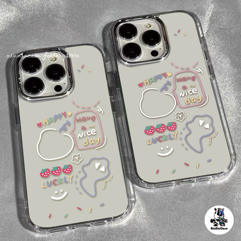 ลายผีเสื้อสีเงิน รูปแบบสาวหยิก For iPhone 11 13 12 14 15 Pro Max X XR XS 7 8 Plus เคส รูปแบบโปร่งใส ซิลิโคนนุ่มกันกระแทก - รูปที่ 2
