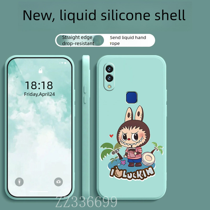 เคส VIVO Y91C Y93 V11 pro Y97 Y1S Labubu เคสโทรศัพท์ซิลิโคนฝาครอบป้องกัน