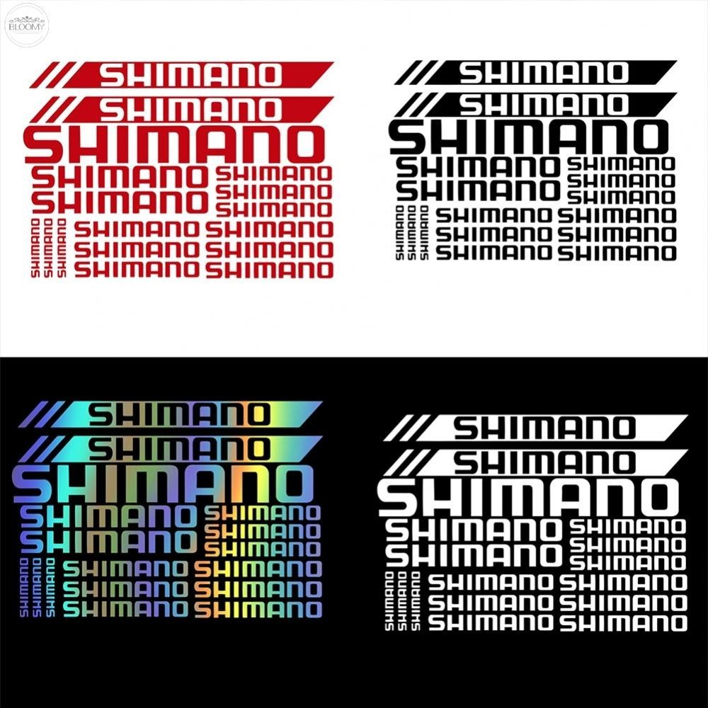 SHIMANO ชิมาโน่ เหมาะกับสติกเกอร์ไวนิลรูปลอกเฉพาะสําหรับขี่จักรยานจักรยานออกแบบแฟชั่น