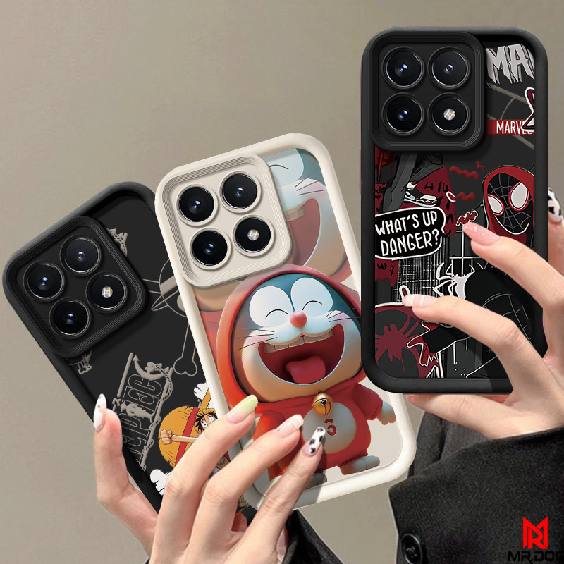 เคส POCO F6 PRO น่ารัก ตุ๊กตาสามมิติ กรณีป้องกันโทรศัพท์มือถือ