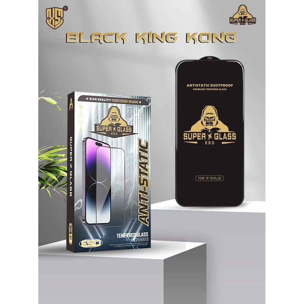 （1กล่อง10อัน）ฟิล์มกระจกKingkongเต็มจอขอบดำส่วนโค้งขนาดใหญ่ ป้องกันไฟฟ้าสถิตยสำหรับ vivo Y11 Y12 Y17 Y02S Y20 Y31 Y50 Y72 - รูปที่ 5